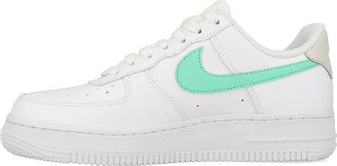 nike air force zwart wit groen